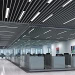 30 W Fireproof Linear Baffle LED Ceiling Light For Hospital for sale