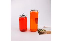 China Plastic Drink Bottle Beverage Juice Soda Can Packaging With Lid supplier