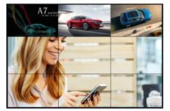 China 4K TFT 55in 240VAC LCD Video Wall Display 350cd/m2 supplier