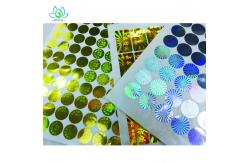 China UV Printing Tamper Evident Security Labels , Hologram Stickers For Certificates supplier