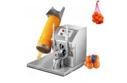 China 1800bags/H Fruit Net Bag Packing Machine Garlic Onions Mesh Bag Clipper Machine supplier