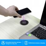 10W Embedded Wireless Charger In Desk