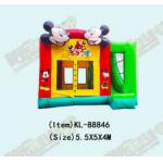 Tarpaulin Inflatable Castle Themed With Mickey Mouse