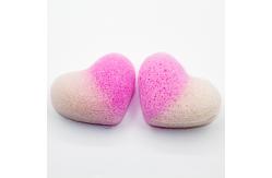 China Custom Round Gradient Natural Konjac Sponge 8.5cm*5.5cm*2.5cm supplier