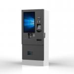 Outdoor Parking Floor-standing 27 inch  Self  Service Parking Kiosk Supports Credit Card Cash Barcode Payment for sale
