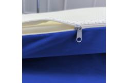 China Slow Rebound Foam Velvet Fabric Lash Bed Mattress Topper 80*190*7.5cm supplier