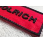 Small Letters Clear LOGO Patches For Garment / Custom Applique Patches