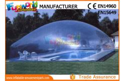 China PVC Transparent Inflatable Pool Cover Tent Swimming Pool Cover Shelter supplier