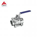 2 Piece Titanium Floating Ball Valve Ti Gr1 Gr2 ANSI Class 150 Class 300 Flanged End Connection For Acetic Acid Flow for sale