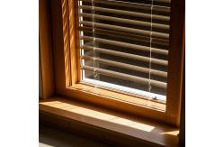 China Waterproof Windproof Aluminum Wood Window Composite Sunshade window supplier