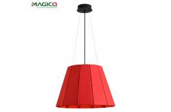 China Modern Polyester Fiber Lampshade Office Acoustic Sound-Absorbing PET Felt Handmade Chandelier supplier