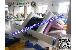 China Water Park Pool Floating Inflatable Water Slide / Airtight Floating Slide supplier