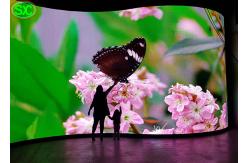China Wifi Curve SMD p4 LED Screen 62500 pixel 16 scanning , Dustproof  Waterproof supplier