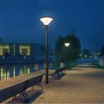 Irradiation Area Pathway Solar Garden Light High Brightness Decorative Commercial for sale