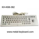 67 Keys Industrial Ss Metal Computer Keyboard With 25mm Laser Trackball Mouse And Buttons for sale