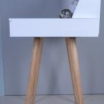 MDF Wood Double Drawer Mirror Dressing Table 87cm height With Light for sale