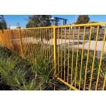 Flatten Top Powder Coating Tubular Metal Fence for sale