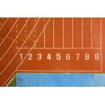Permeable Eco Sports Flooring IAAF Synthetic Running Track for sale