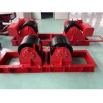 80 Ton Welding Tank Rollers Bolt Adjustment With Motorized Moving Wheels for sale