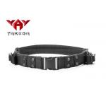 Heavy Duty Tactical Law Enforcement Pistol Belt with Horizontal Dual Magazine Pouches for sale