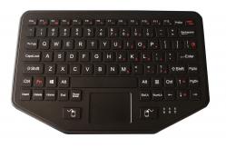 China Ruggedized Vehicle Keyboard Desktop With Touchpad Backlit Scissors Switch supplier