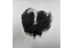 China Moisture-Wicking Recycled Polyester Staple Fiber 1.4D 38mm Black With Better Crimp supplier