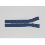 Decorative Separating Zippers , Heavy Duty 12 Inch Closed End Zip Blue Navy Tape for sale