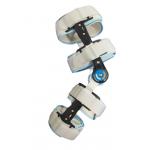 China Universal Telescopic Hinged Post Op Xxxl Knee Brace With ROM And Foam Pad for sale