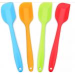 4 Pieces Set Silicone Mold Tools Non Stick Rubber Spatulas With Stainless Steel Core for sale