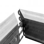LED Display Custom Light Box Frames Weld Free Tenon Mortise Steel for sale