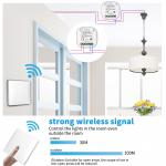Waterproof Tuya Smart Switch Push Button Panel WiFi Wireless Remote Control
