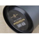 Custom Hot Stamping Paper Tube Packaging Black For Wine Bottle FDA Approval