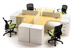 China Modular Office Cubicle Workstations Modern Board Wall Partition Customized Size supplier