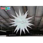 White Hanging Stars 1.5m Inflatable Lighting Decoration