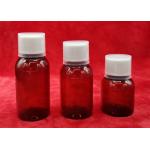108mm Height PET Medicine Bottles With Aluminium Liner Brown Color Light Proof for sale