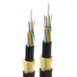 ADSS Aerial Fiber Optic Cable Single Jacket Span 50M to 150M All Dielectric Self-Supporting for sale