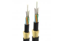 China Overhead ADSS Fiber Optic Cable 72 Core Double PE Jacket Outdoor Engineering supplier