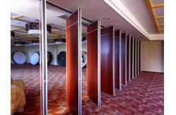 China Modern Acoustic Movable Wall Panels 800mm Width / Sliding Folding Partition supplier