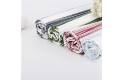 China Environmental Elastic Smooth And Soft Striped Knit Fabric 100kg For T-Shirt supplier
