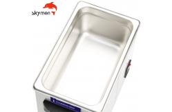 China 40kHz Artificial Benchtop Ultrasonic Cleaner 10L SUS Casters 30min Timer supplier