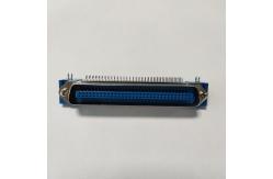 China Male 64 Pin Centronics Connector 32paris Right Angle PCB Board Connector supplier