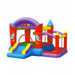 Commercial Inflatable Bounce House With Dolphin Patterns for sale