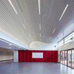 Demountable U Strip Aluminum Metal Ceiling Square Edge Plain Pattern for sale