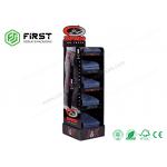POP Carton Floor Stand Retail Foldable Corrugated Cardboard Display Rack Custom Logo Printing for sale
