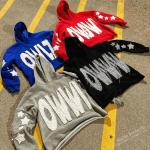Custom Logo No String Distressed Applique Embroidery Hoodie OEM Service for sale