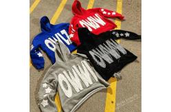 China Custom Logo No String Distressed Applique Embroidery Hoodie OEM Service supplier