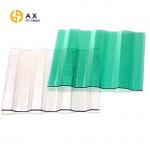 Impact Resistant 4mm Transparent Corrugated Polycarbonate Sheet for sale