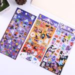 0.025mm Festive Stickers Sprinkle Gold Self Adhesive PVC Sticker for sale