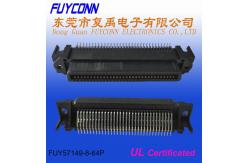 China PCB Right Angel 64 Pin Centronics Female Connector without Shell supplier