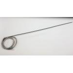 2.2 x 4.2mm Cable Electric Coil Heaters With J Type Thermocouple And SS Braid Protected Leads for sale